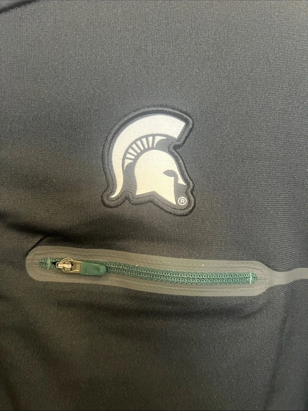 EUC Nike Men's Michigan State Spartans Dri Fit Sideline Quarter Zip Pullover.